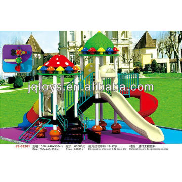 2015 fantasia plástico outdoor playground com multa para crianças